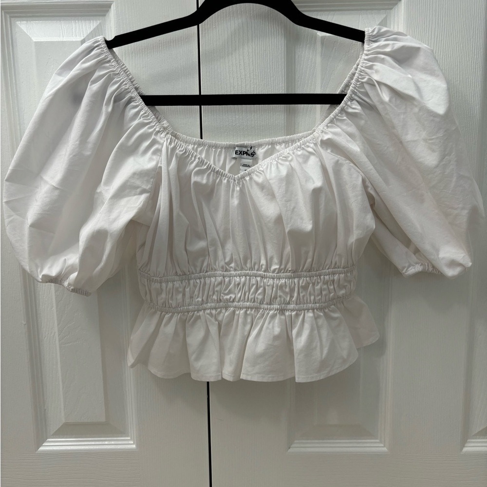 Express puff sleeve top